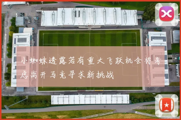 小蜘蛛透露若有重大飞跃机会将考虑离开马竞寻求新挑战